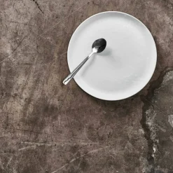 RAW Desserttallerken, Titanium Black 6 stk