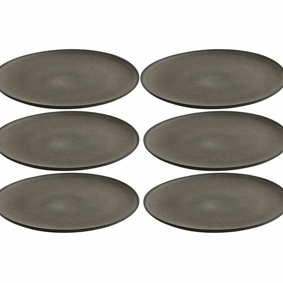 RAW Frokosttallerken 23 cm, Titanium Black 6 stk
