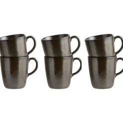 RAW Kopp med hank 35 cl, Titanium Black 6 stk