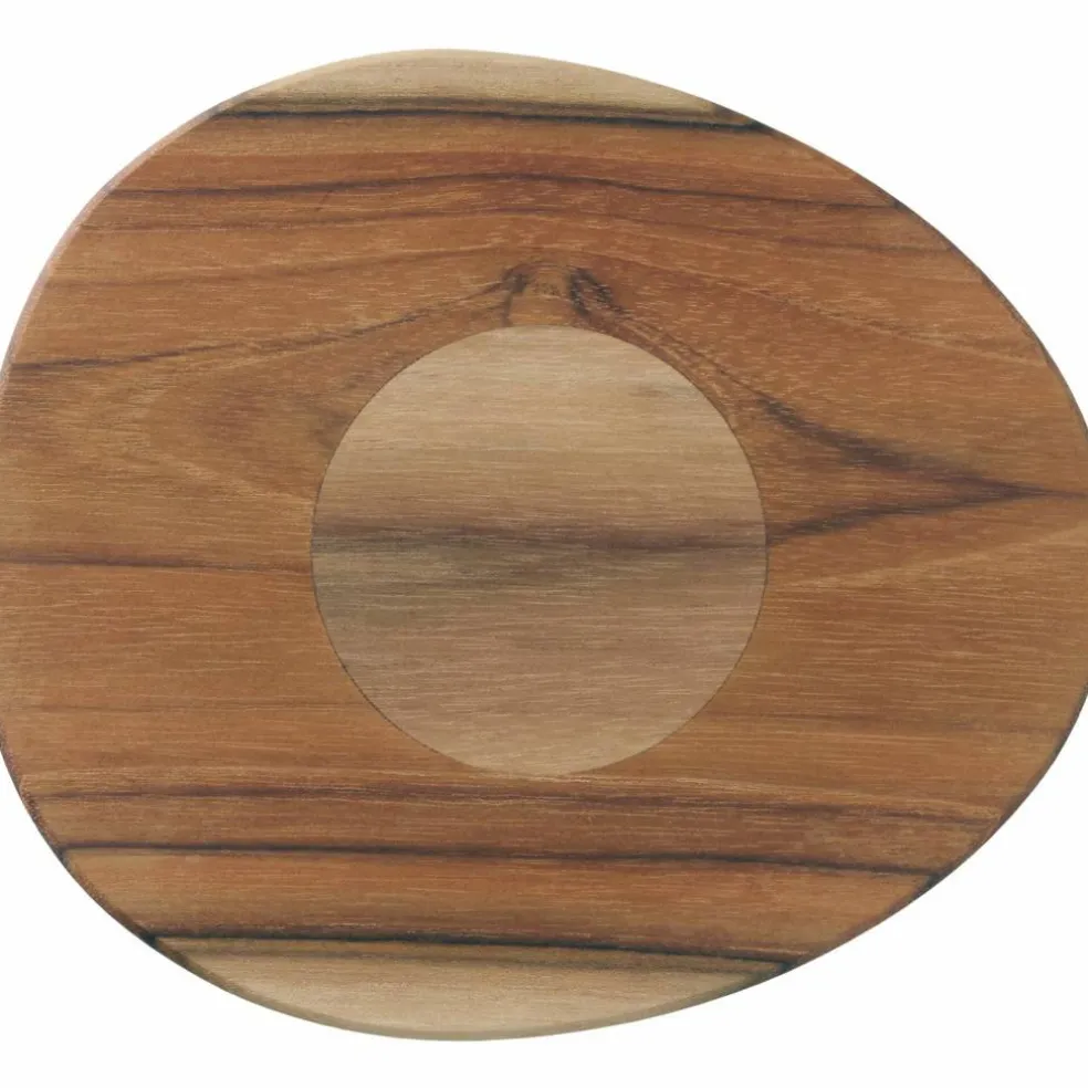 RAW Magnetisk gryteunderlegg 17,5 x 15 cm, Teak