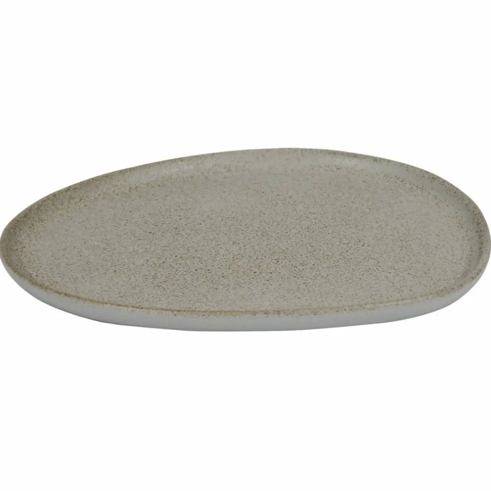 RAW Organic frokosttallerken 24 x 21 cm, sandy beige