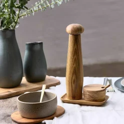 RAW pepperkvern tall, teak