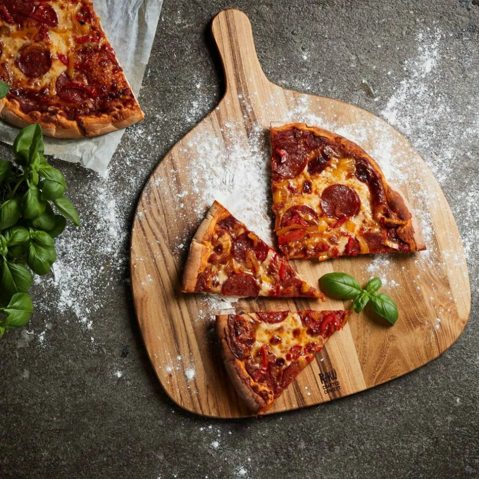 RAW Pizza Serveringsbrett Teak