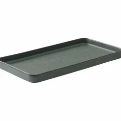 RAW Rektangulær tallerken 34 x 18 cm, Metallic Brun