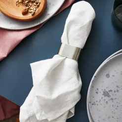 RAW Serviettring, Rustfritt stål 4 pk