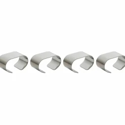 RAW Serviettring, Rustfritt stål 4 pk