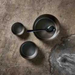 RAW skålesett 3 deler, titanium black