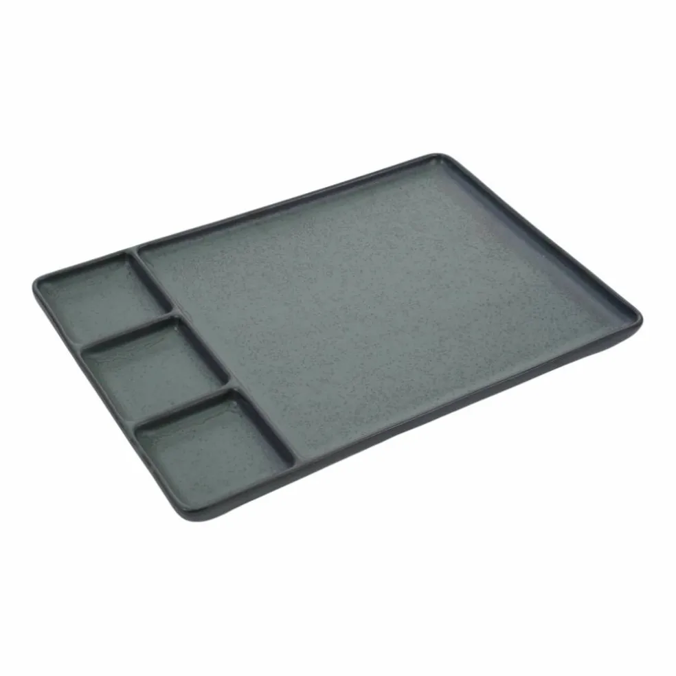 RAW tapas-/sushitallerken 31,5 x 21,5 cm, titanium black