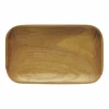 RAW Teak serveringsbrett 17 x 10 cm, lyst tre