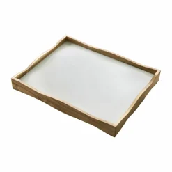 RAW Teak vendbart serveringsbrett 38 x 31 cm