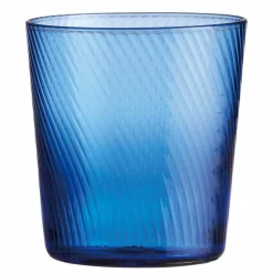 RAW Unique Swirl vannglass 30 cl, lyseblå
