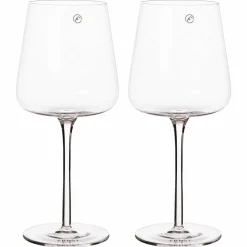 Rødvinsglass, 2 stk