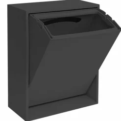 Recycling Box 12 liter, black raven
