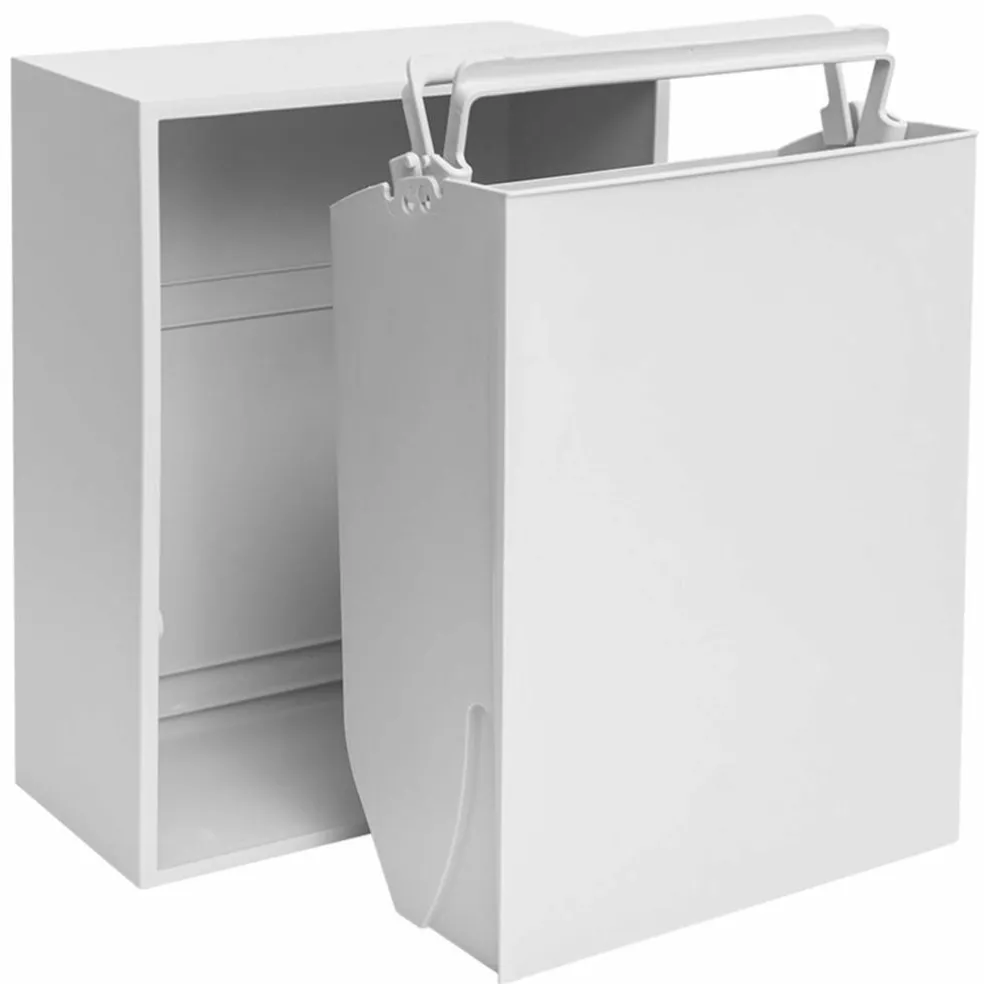 Recycling Box 12 liter, silver cloud grey