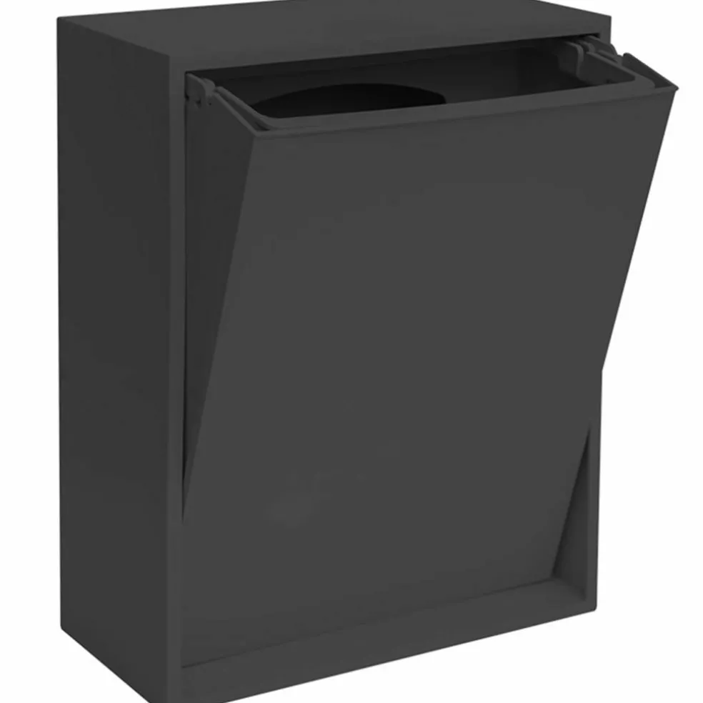 Recycling Box 12 liter, silver cloud grey