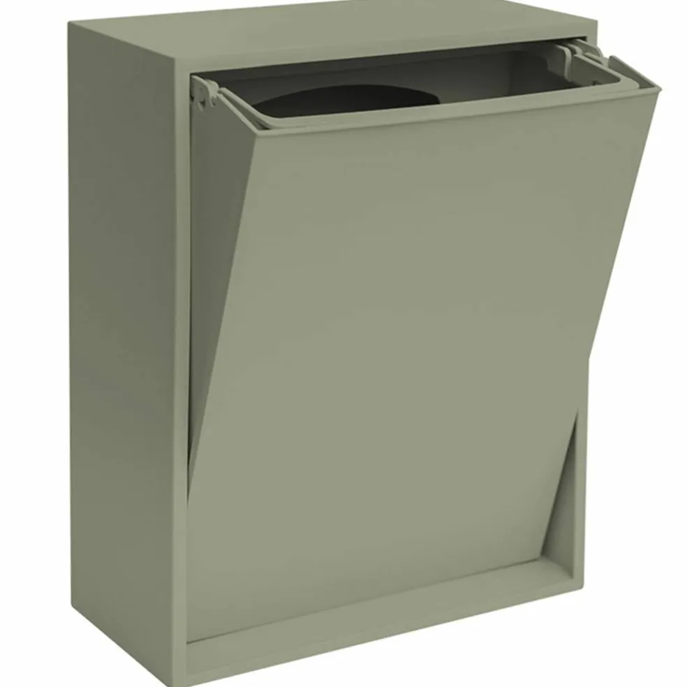 Recycling Box 12 liter, silver cloud grey
