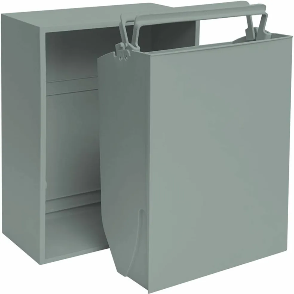 Recycling Box 12 liter, silver cloud grey