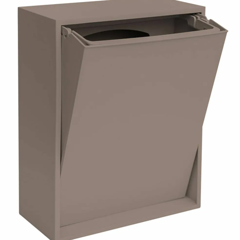 Recycling Box 12 liter, silver cloud grey