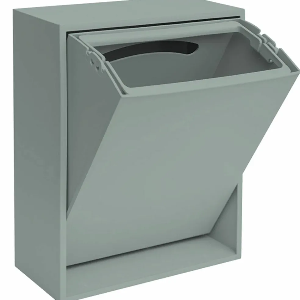 Recycling Box 12 liter, silver cloud grey