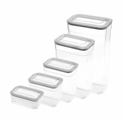 Rektangulære Oppbevaringsbokser 5-pack