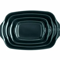Rektangulær ovnsform 0,7 liter, rød