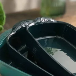 Rektangulær ovnsform (L) 4 liter, petrol