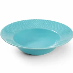 Rhombe Color dyp tallerken, 24.5 cm, turkis