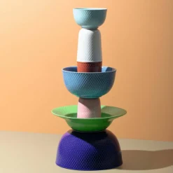 Rhombe Color Serveringsskål Mørke Blå 22 cm