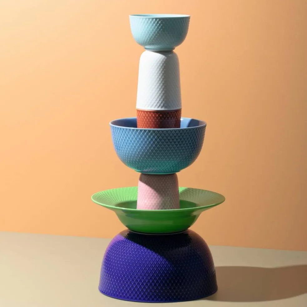 Rhombe Color Skål 11 cm Gul