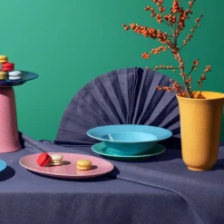 Rhombe Color vase, 20 cm, gul