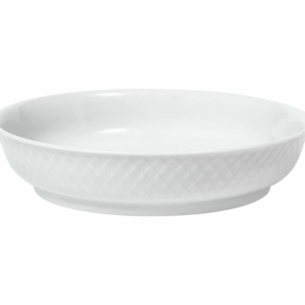 Rhombe desserttallerken, hvit Ø16 cm