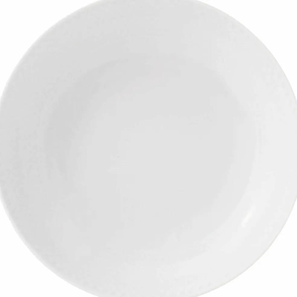 Rhombe dyp tallerken 20 cm, hvit