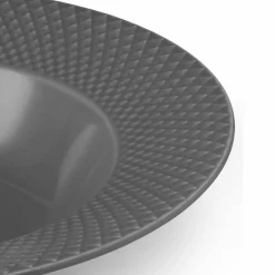 Rhombe Earth dyp tallerken 24,5 cm, slate