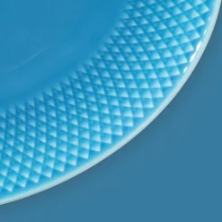 Rhombe serveringsfat Oval, blå