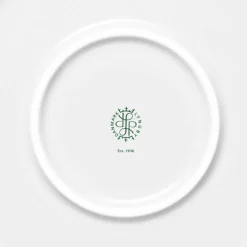 Rhombe serveringsskål 28 cm, hvit