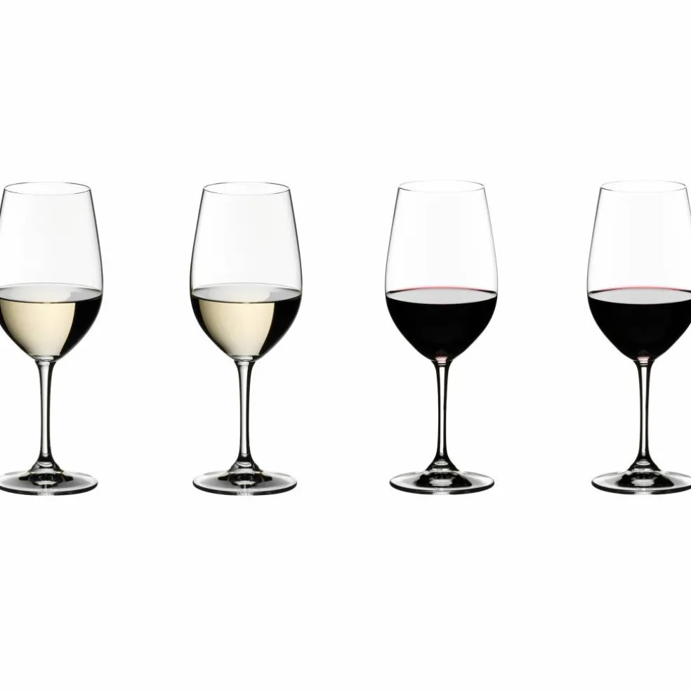 Riesling/Zinfandel vinglass 270-årsjubileum, 4-pakning