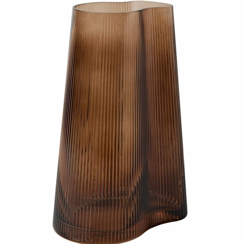Ripe vase 26 cm, brun