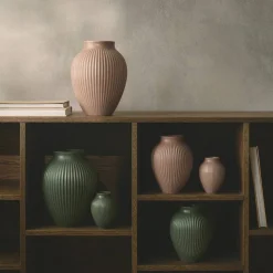 Ripple Celadon Vase 20 cm, grønn