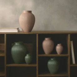 Ripple Celadon Vase 20 cm, grønn