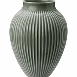 Ripple Celadon Vase 20 cm, grønn