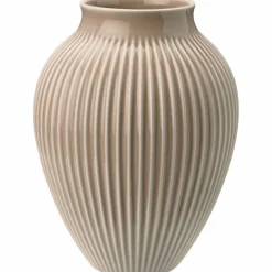 Ripple Mat Vase 27 cm, lys rosa