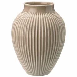 Ripple Mat Vase 20 cm, lys rosa