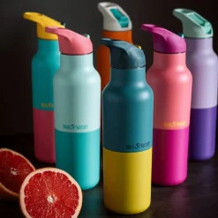 Rise Classic drikkeflaske med sportslokk 473 ml, Orchid Kaleidoscope