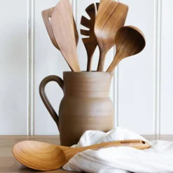 Risservingsskje 34 cm, teak