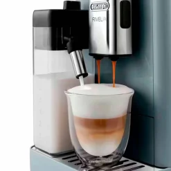 Rivelia Helautomatisk kaffemaskin, grå & 2 stk kaffebønner DLSC600