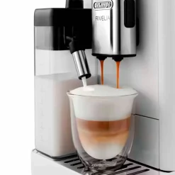 Rivelia Helautomatisk kaffemaskin, grå & 2 stk kaffebønner DLSC600