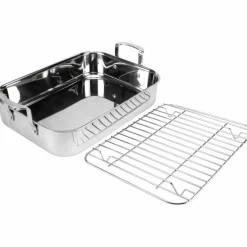 Roaster langpanne med rist 35,5x26 cm