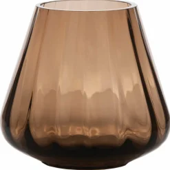 Rocks Topaz vase/telysholder 12 cm