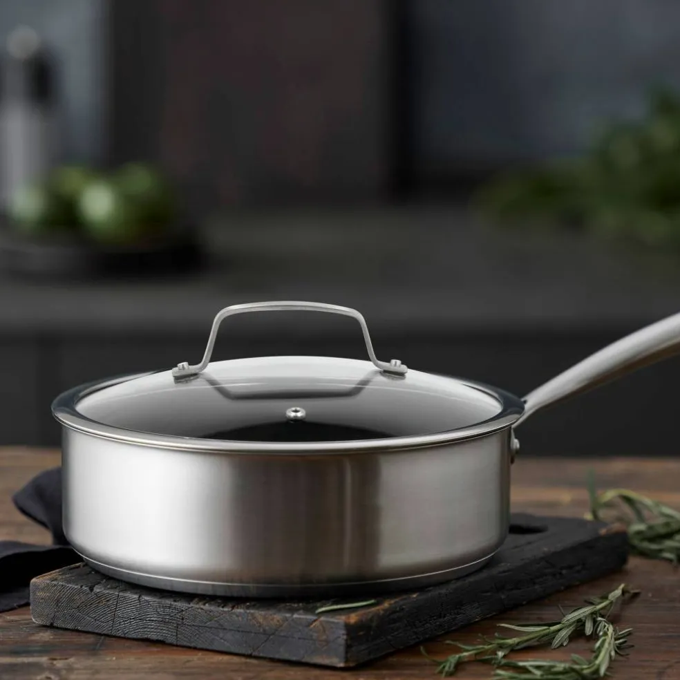 Roya traktørpanne 24 cm, rustfritt stål