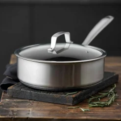 Roya traktørpanne 24 cm, rustfritt stål